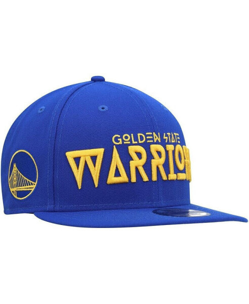 Men's Royal Golden State Warriors Rocker 9FIFTY Snapback Hat