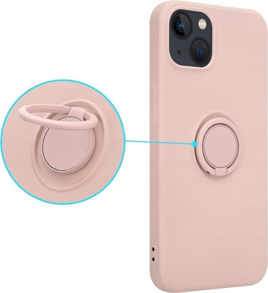 OEM Etui Silicon Ring do Iphone XR różowy