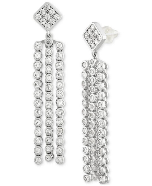 Lab Grown Diamond Multi Dangle Drop Earrings (1-1/2 ct. t.w.) in 14k White Gold