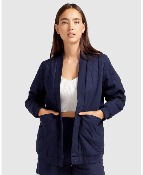 Women Over It Quilted Bomber Jacket