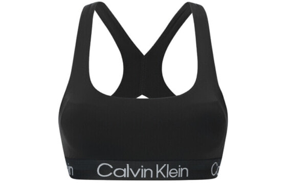 Бесшовный лиф Calvin Klein Logo QF6692AD-UB1 черный