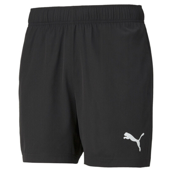 Puma Active Woven 5 Inch Athletic Shorts Mens Black Casual Athletic Bottoms 5867
