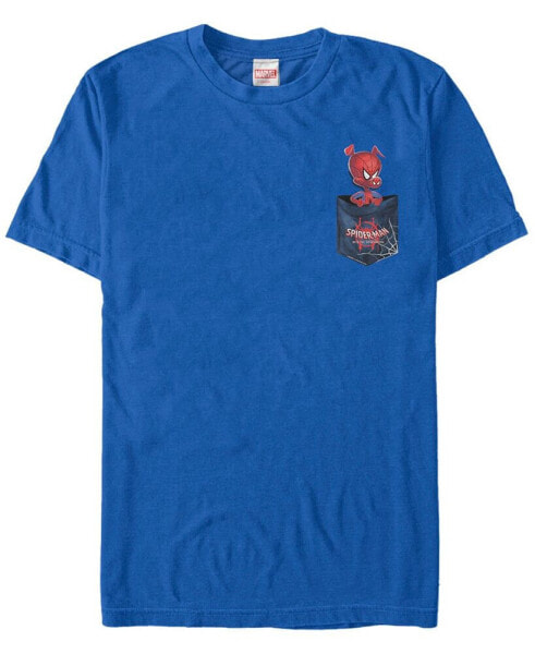 Marvel Men's Spiderverse Spider-Ham Pocket Short Sleeve T-Shirt