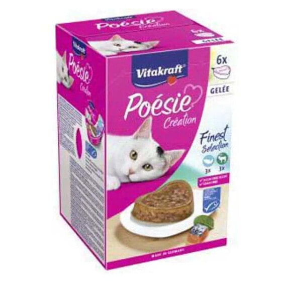 VITAKRAFT Poesie Multipack 6x85gr gelatine wet cat food