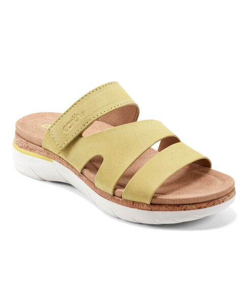 Women's Ralli Almond Toe Flat Strappy Casual Sandals