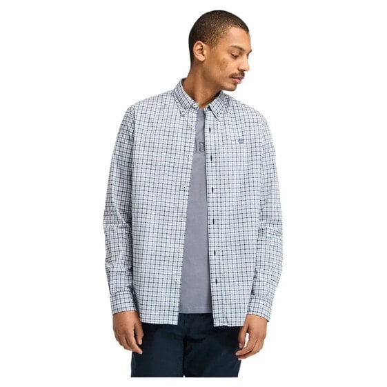 TIMBERLAND Stretch Poplin Gingham long sleeve shirt