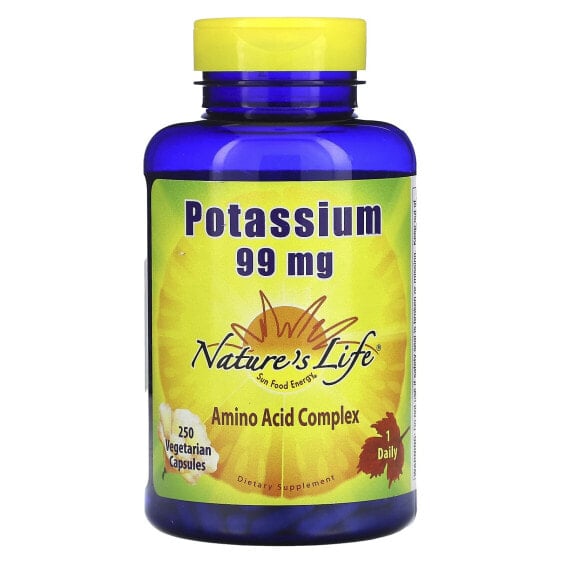 Potassium, 99 mg, 250 Vegetarian Capsules