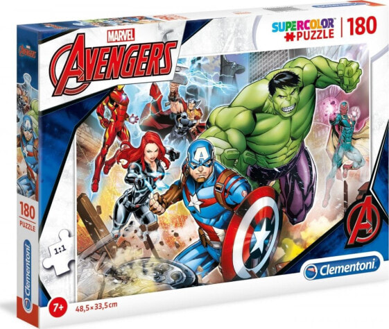 Clementoni Puzzle 180 elementów Super Kolor - Avengers