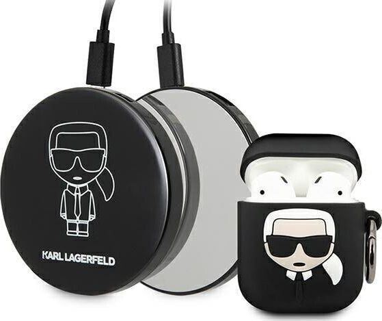 Karl Lagerfeld Etui ładujące KLBPPBOA2K Ikonik do AirPods + Power Bank czarne