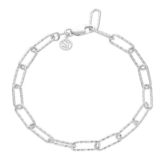 Luce Grande Chains Modern Silver Bracelet SJ-B12292-SS