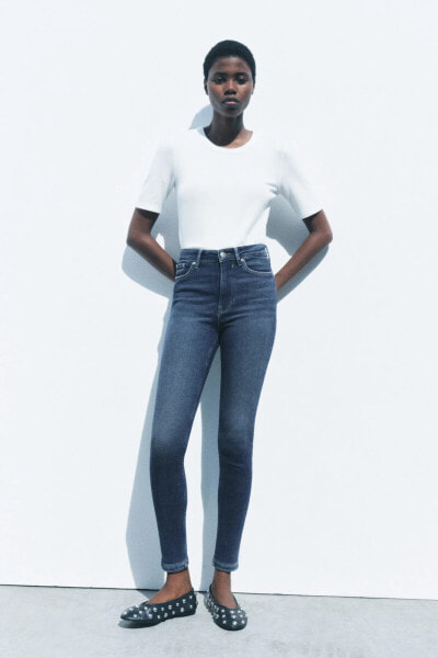 ZW COLLECTION SKINNY HIGH-WAIST JEANS