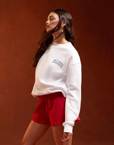 ellesse Gallian sweatshirt in white