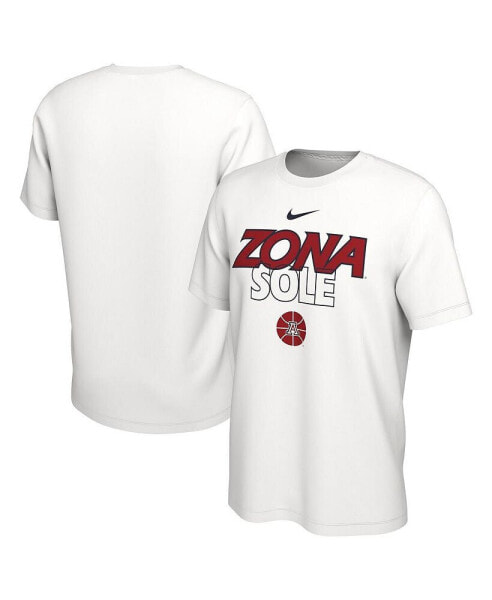 Men's White Arizona Wildcats On Court Bench T-shirt