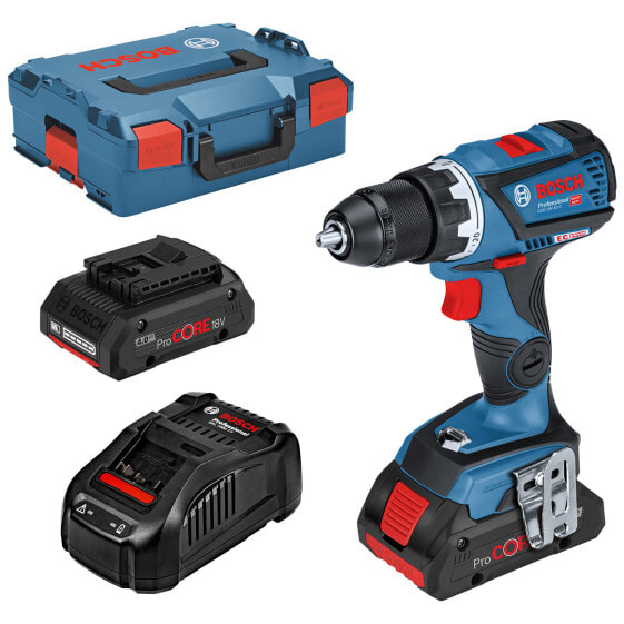 Bosch Akku-Bohrschrauber GSR 18V-60 C 2x ProCORE 18V 4,0 Ah + Lader in L-BOXX