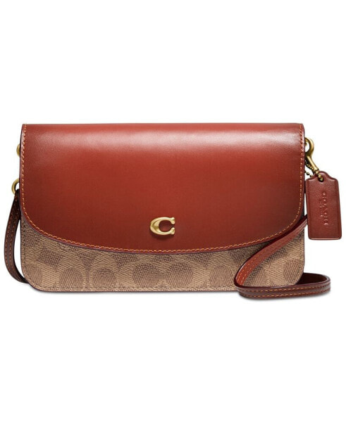 Signature Coated Canvas Hayden Crossbody with Removable Strap
