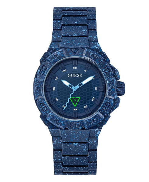 Часы Guess Navy Plastic Strap Watch 42mm