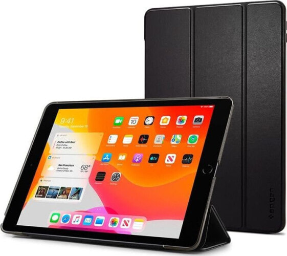 Etui na tablet Spigen Smart Fold do Apple Ipad 10.2 2019 czarne