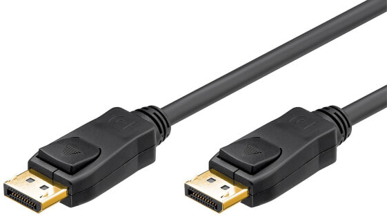 Wentronic DisplayPort Connector Cable 1.2 VESA - Gold-plated - 5 m - 5 m - DisplayPort - DisplayPort - Male - Male - 3840 x 2160 pixels