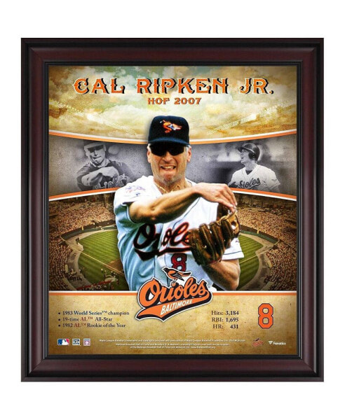 Cal Ripken Baltimore Orioles Framed 15" x 17" Hall of Fame Career Profile