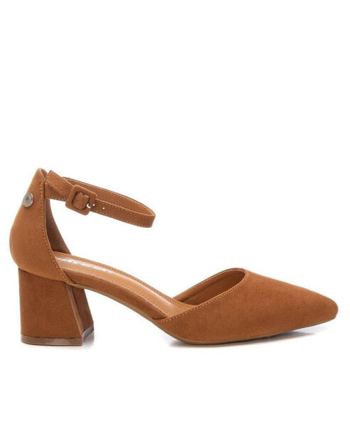 Women's Suede Block Heel Pumps By