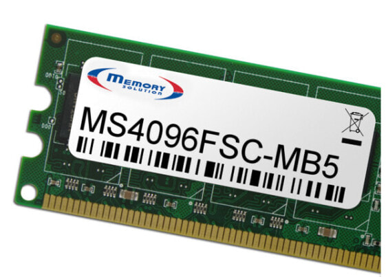 Memorysolution Memory Solution MS4096FSC-MB5 - 4 GB - 1 x 4 GB