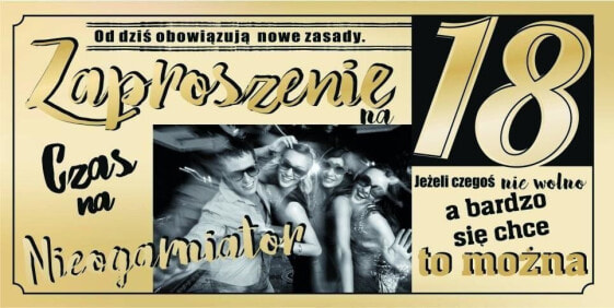 AB Card Zaproszenie Urodziny Z21 (10 szt.)