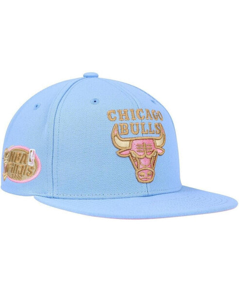 Men's Light Blue Chicago Bulls Hardwood Classics Soul Pastel Snapback Hat