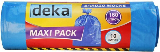 Мешки для мусора Deka очень прочные Maxi Pack 160L синие 10 штук