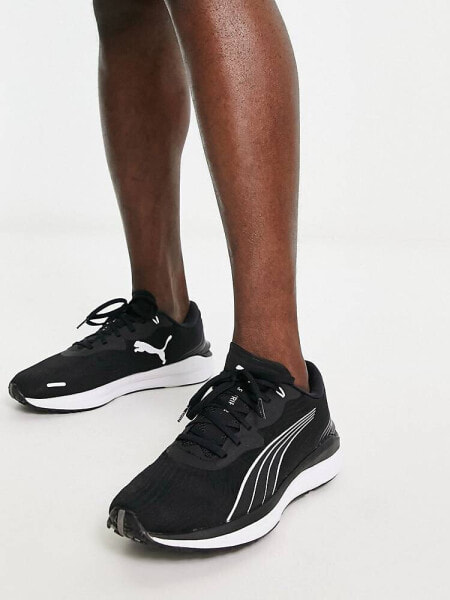 Puma Running Electrify Nitro 2 trainers in black and white