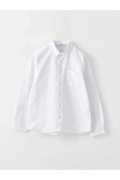 Basic Uzun Kollu Erkek Çocuk Gömlek