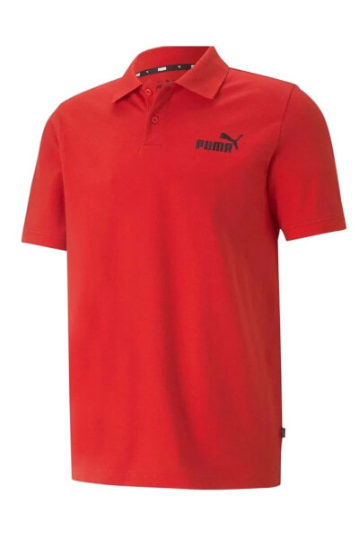 586674 Ess Pique Polo Yaka Tişort Erkek T-shirt Kırmızı