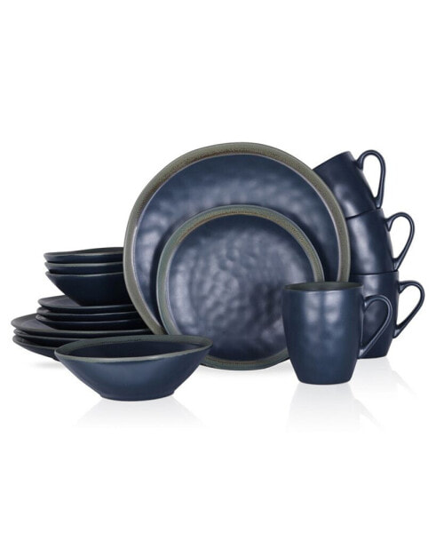 Serafina 16 Piece Dinnerware Set, Service for 4