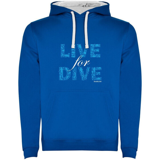 KRUSKIS Live For Dive Two-Colour hoodie