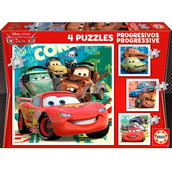 CARS Progressive Dora 2 12-16-20 Pieces Puzzle