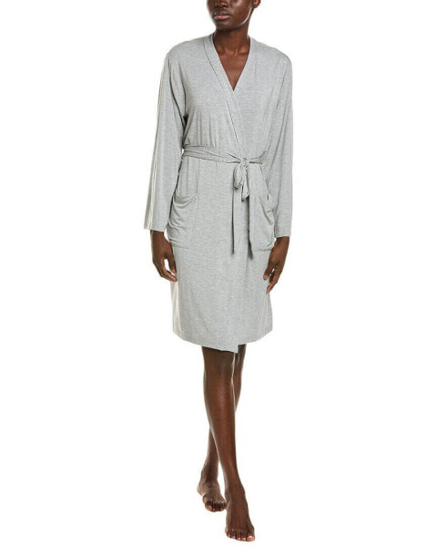 Barefoot Dreams Malibu Collection Soft Jersey Short Robe Women's