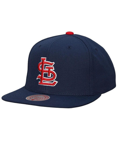 Men's Navy St. Louis Cardinals Cooperstown Collection Evergreen Snapback Hat