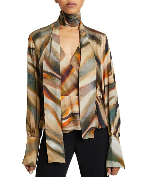 Santorelli Ember Silk Blouse Women's