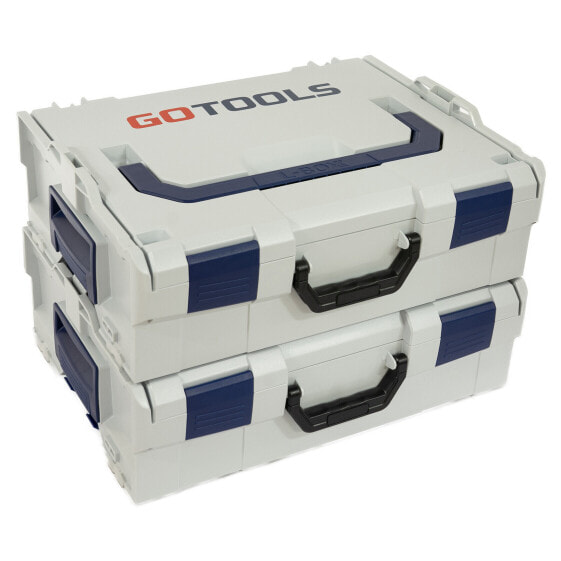 GOTOOLS Systemkoffer L-Boxx classic Gr.2 / 136 grau | nicht G4 | GT81502 2 Stück