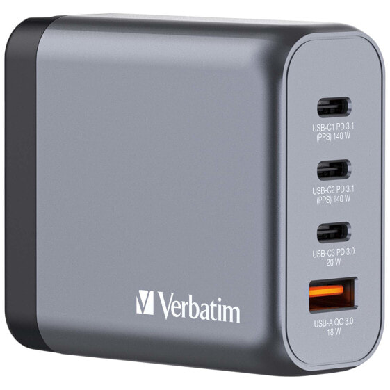 Зарядное устройство Verbatim GaN 140W