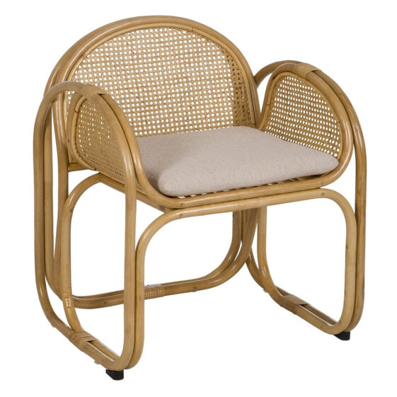 Armchair Natural Rattan 63,5 x 58 x 77 cm