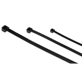 Hama Cable Tie Set, 150 pieces, self-securing, black стяжка для кабелей Нейлон Черный 00020622