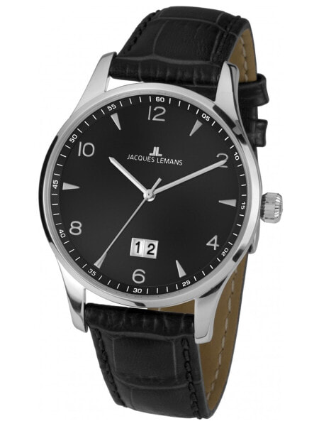 Наручные часы Jacques Lemans Lugano Chronograph 46mm 10ATM 1-1645.1D
