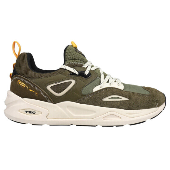 Puma Trc Blaze Safari Lace Up Mens Green Sneakers Casual Shoes 38644302