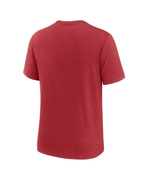 Men's Alabama Crimson Tide Blitz Evergreen Legacy Primary Tri-Blend T-Shirt