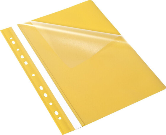 Файлы и папки Bantex Скоросшиватель с перфорацией EVO A4 желтый 25 шт.