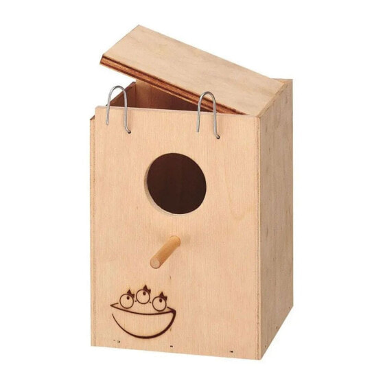 FERPLAST 19.5x14x14 cm Wood Birds Nest