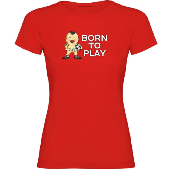 KRUSKIS Born To Play Football short sleeve T-shirt