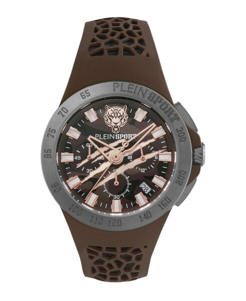 Часы Plein Sport Thunderstorm Brown Strap 43mm