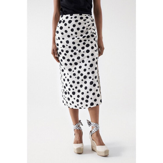 SALSA JEANS Printed Midi Midi Skirt