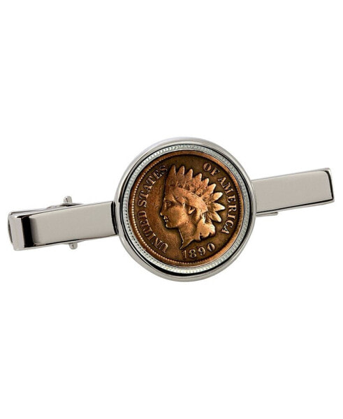 1800's Indian Penny Coin Tie Clip